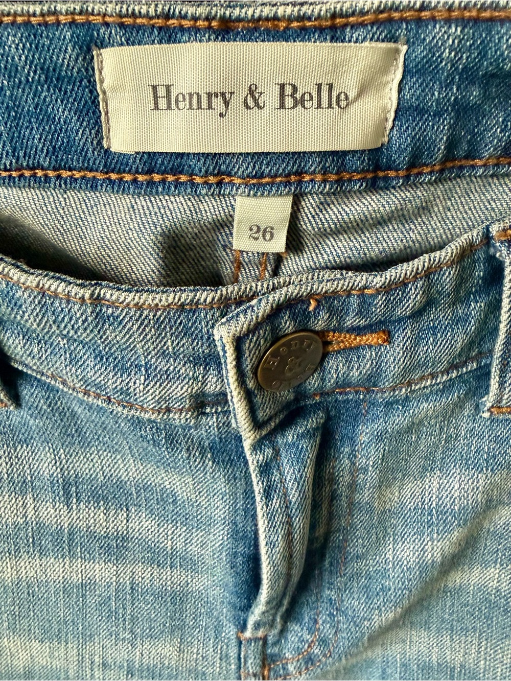 Henry & Belle low rise jeans
